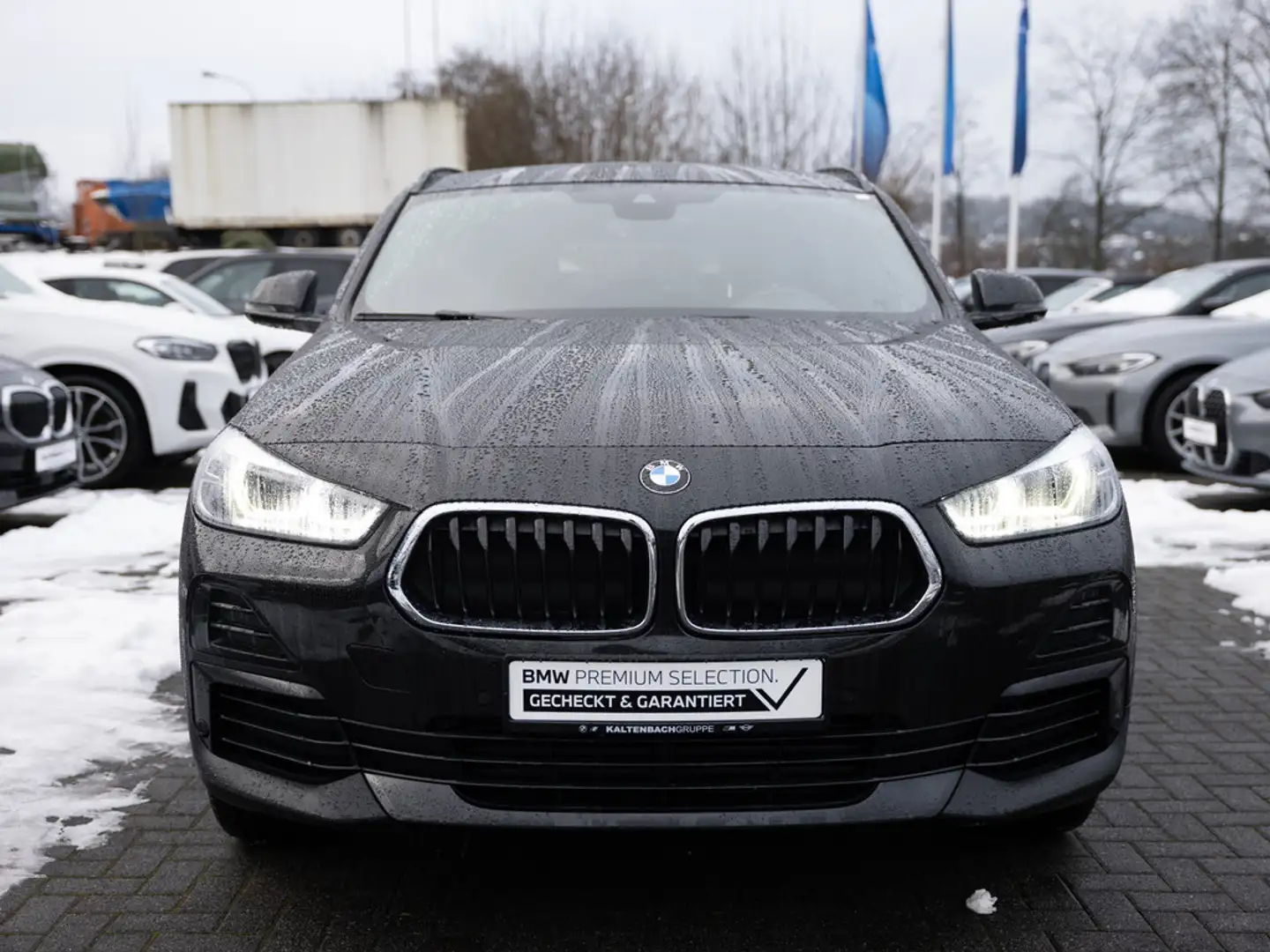 BMW X2 sDrive 18d Advantage Plus AHK LED NAVI SHZ Schwarz - 2