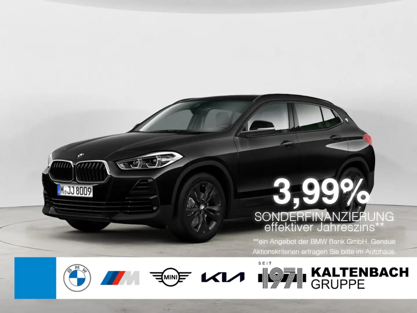BMW X2 sDrive18d Advantage Plus AHK LED NAVI SHZ Schwarz - 1