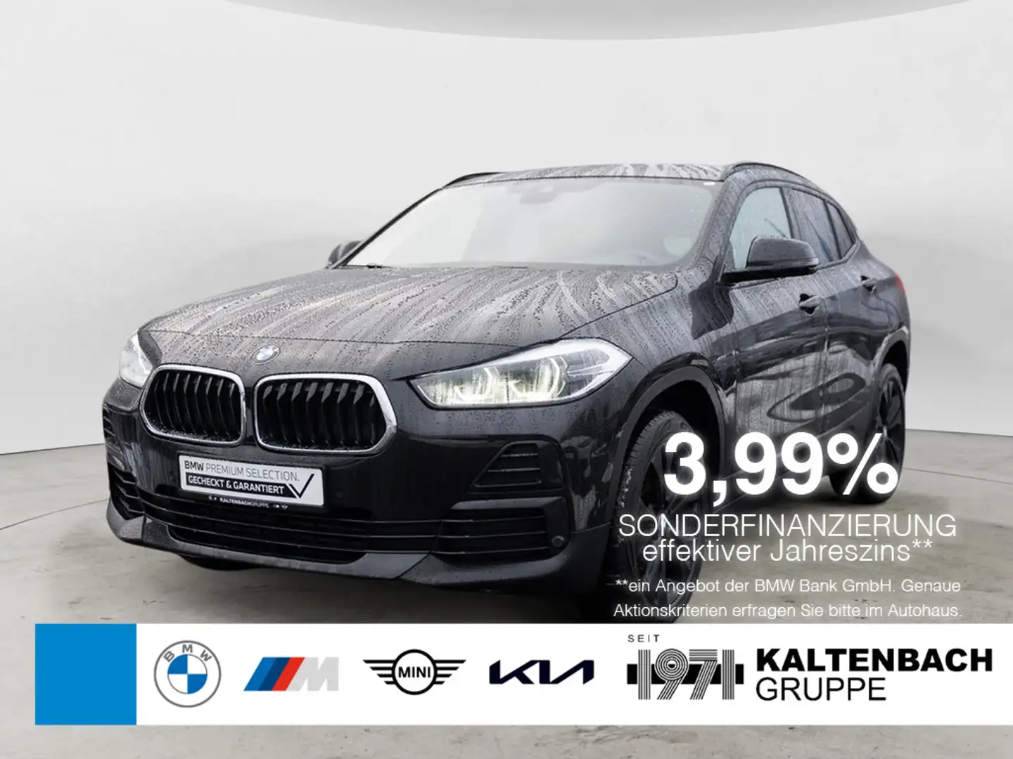 BMW X2 sDrive 18d Advantage Plus AHK LED NAVI SHZ Schwarz - 1