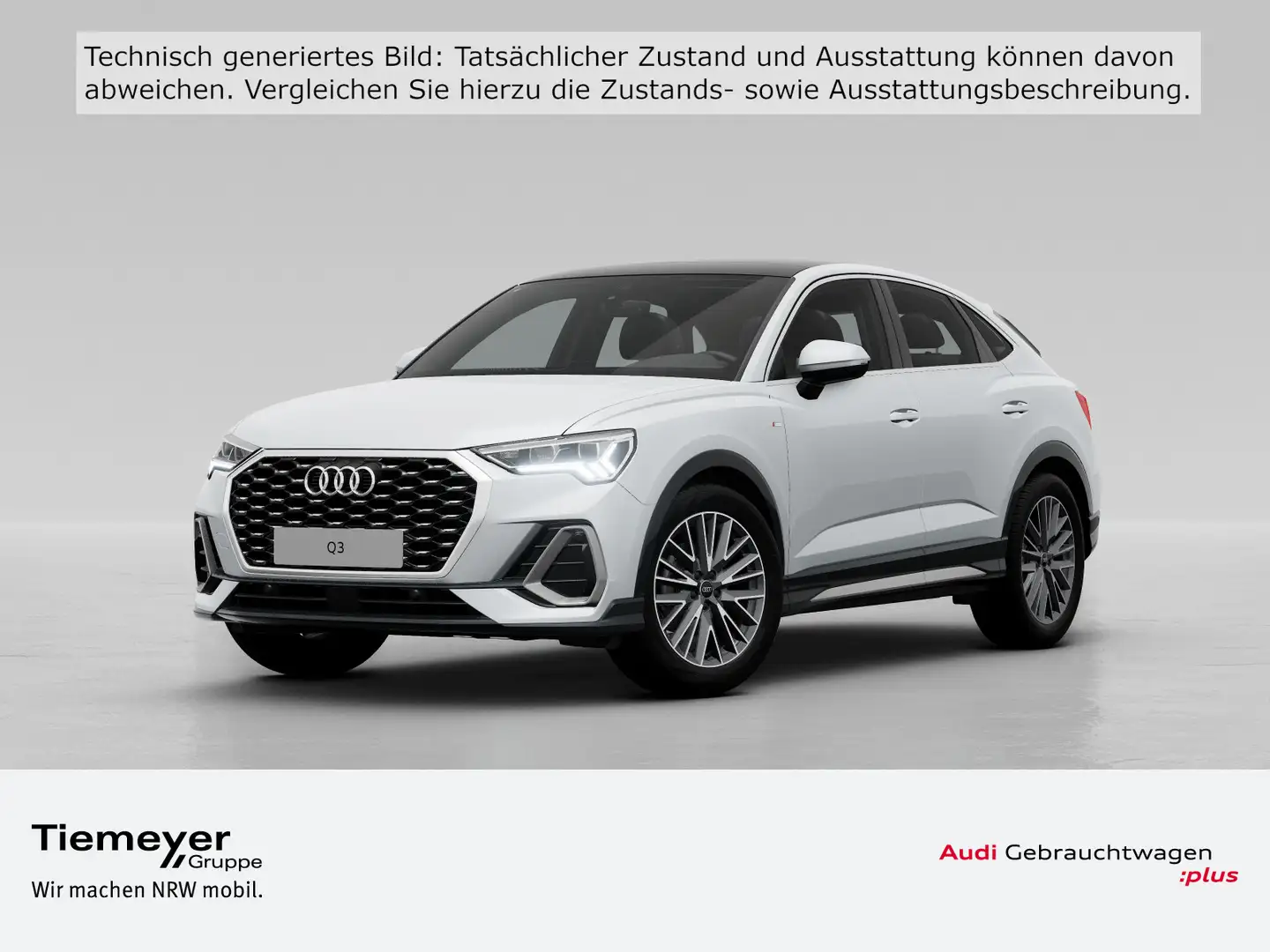 Audi Q3 35 TDI 2x S LINE LM19 PANO KAMERA L Weiß - 1