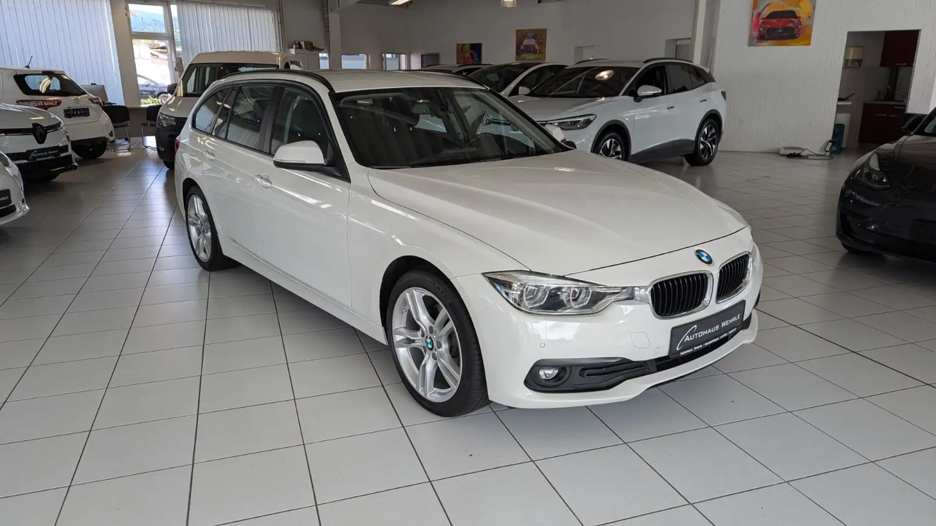 BMW 320 d Touring Advantage *Navi*PDC*LED*Automatik* Weiß - 2