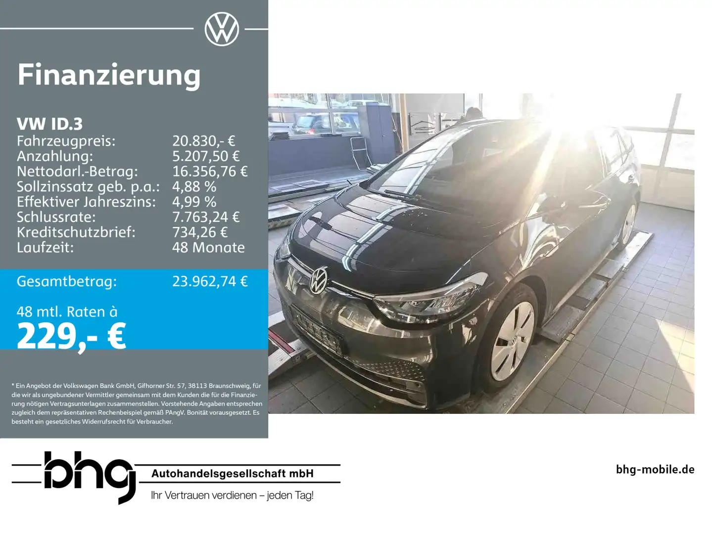 Volkswagen ID.3 Pro Grau - 1