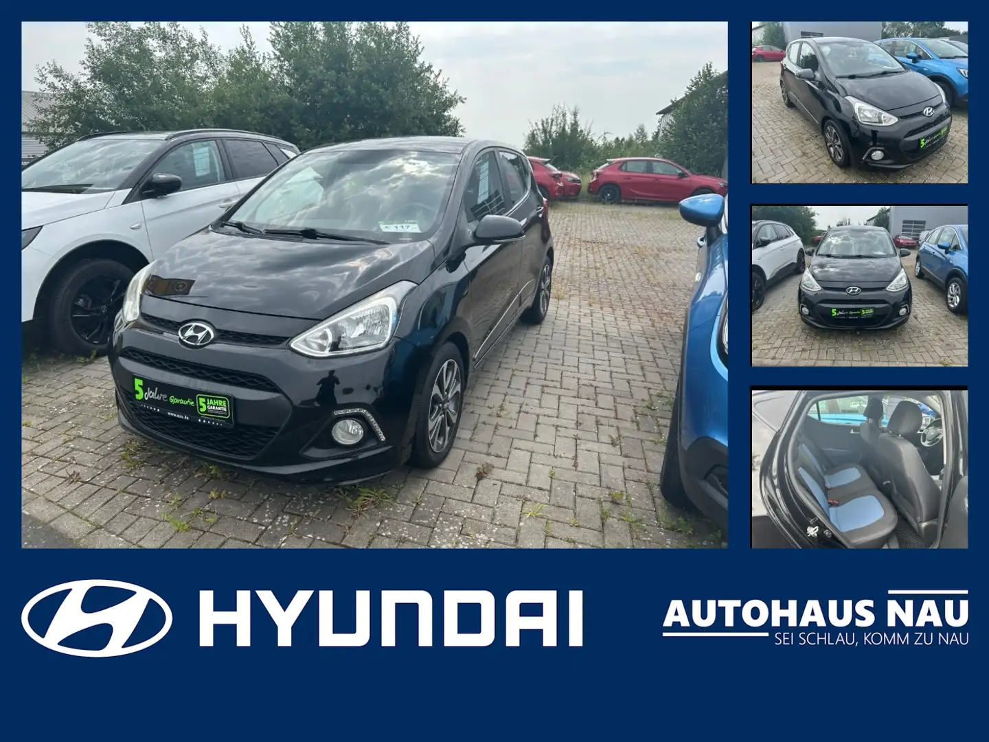 Hyundai i10 1.2 Gold YES! Schwarz - 1