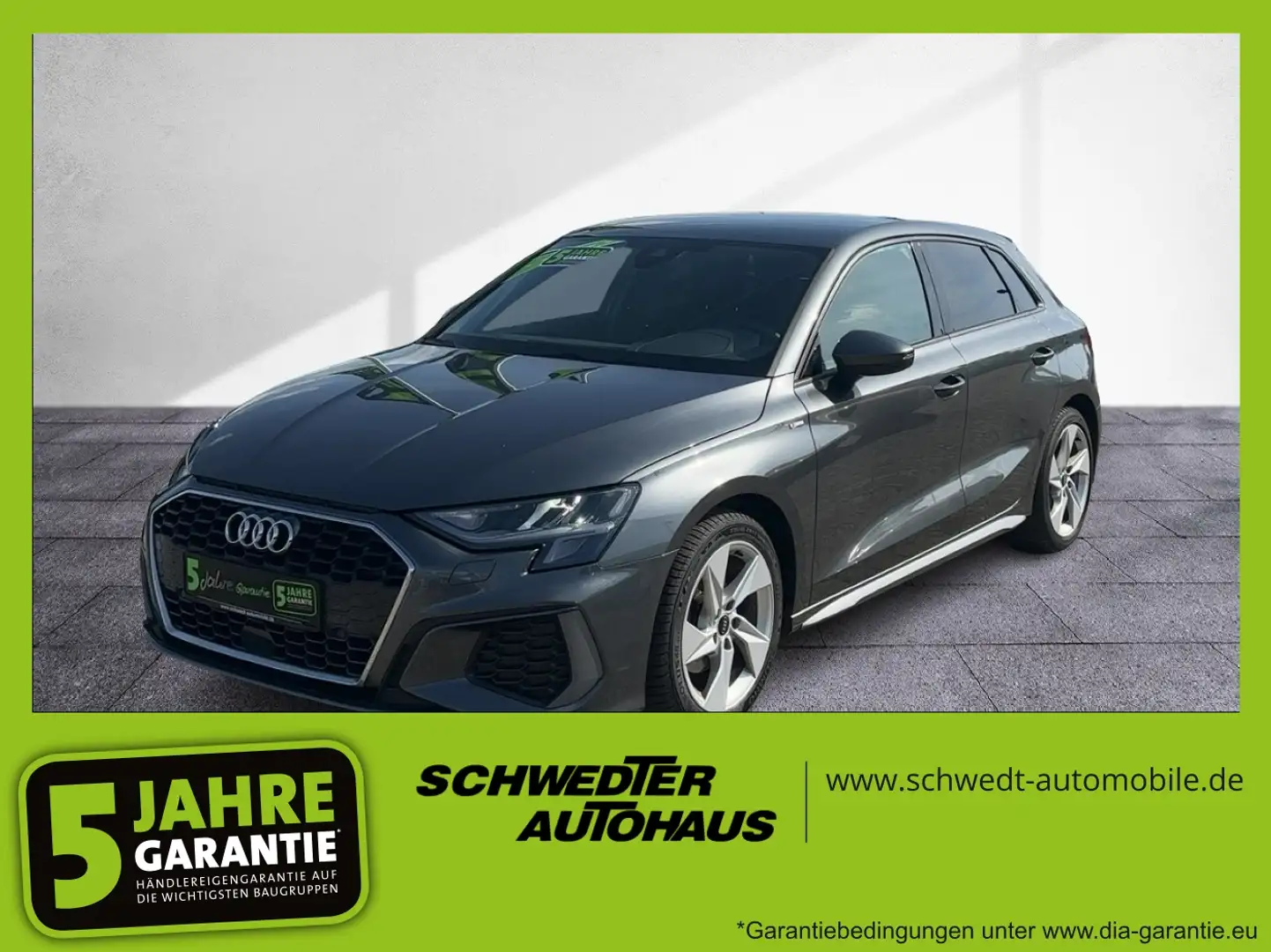 Audi A3 Sportback 30 1.0 TFSI MHEV S-Line SpurH LM Gris - 1