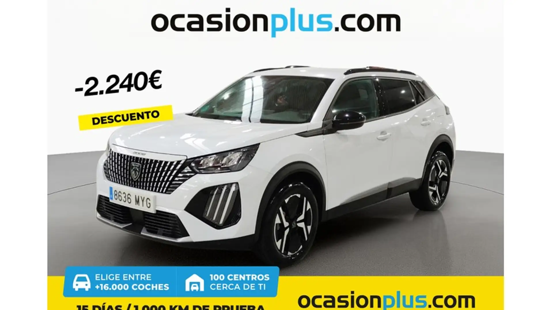 Peugeot 2008 1.2 PureTech S&S Allure 100 Weiß - 1