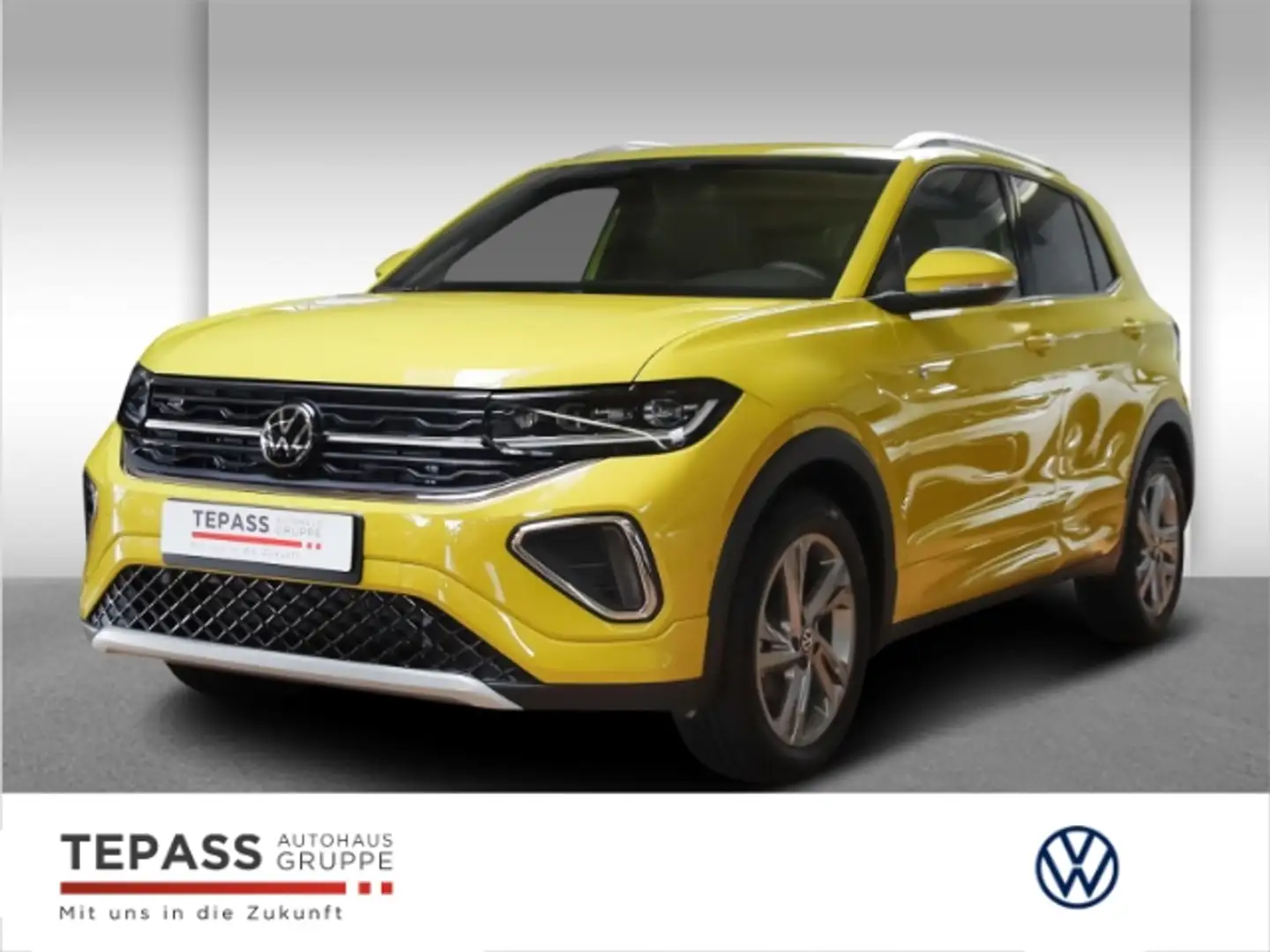 Volkswagen T-Cross 1.0 TSI R-LINE NAVI IQ AHK Giallo - 1
