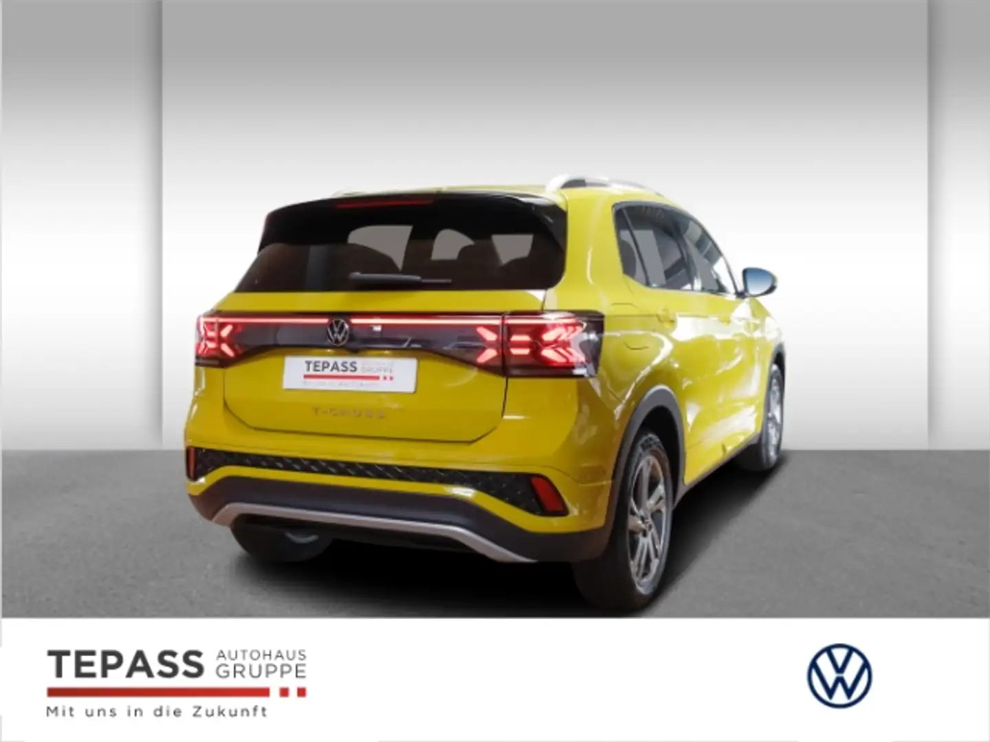 Volkswagen T-Cross 1.0 TSI R-LINE NAVI IQ AHK Giallo - 2