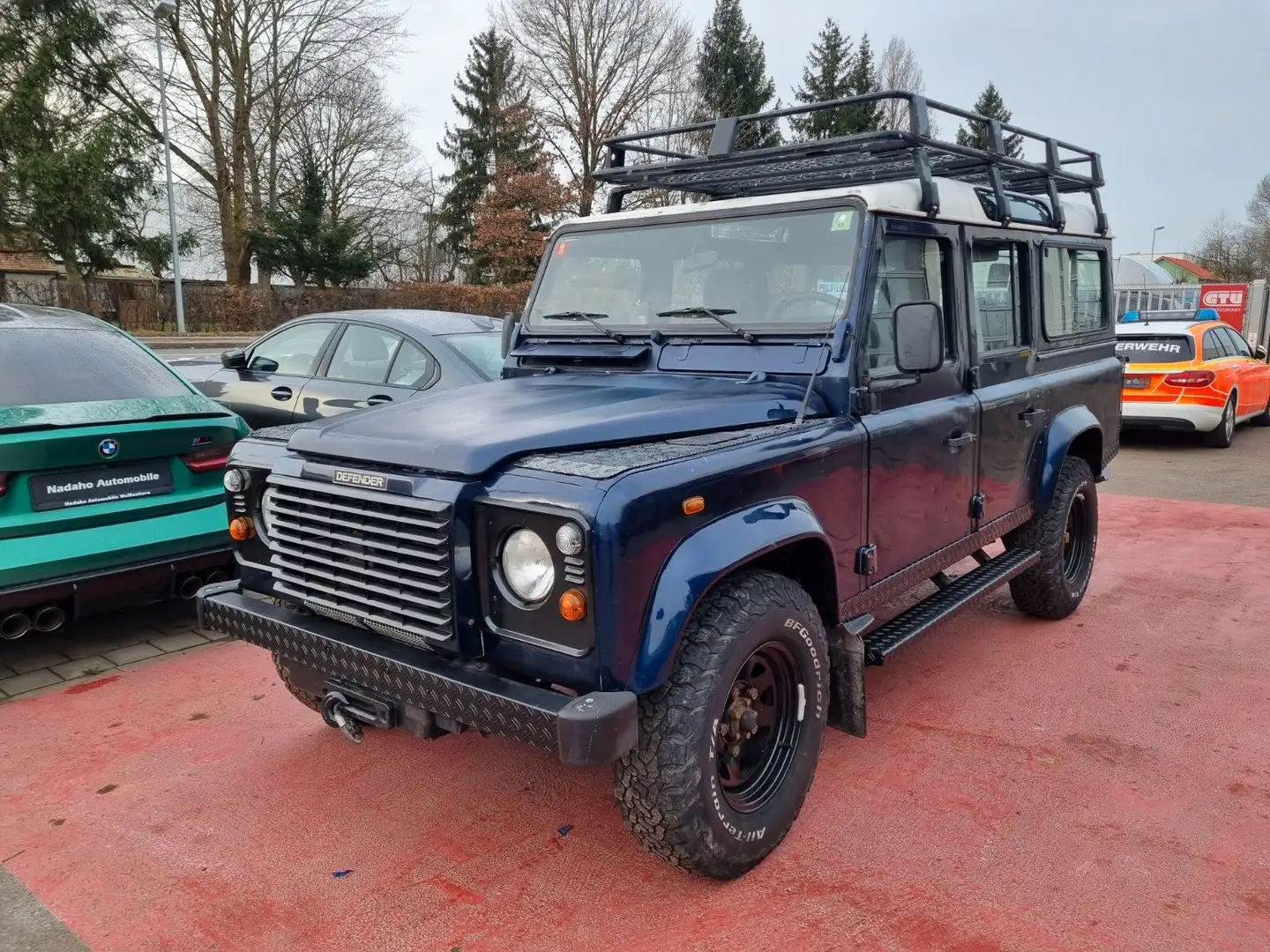 Land Rover Defender 110 S Station Wagon el.Seilwinde/Klima Blau - 2
