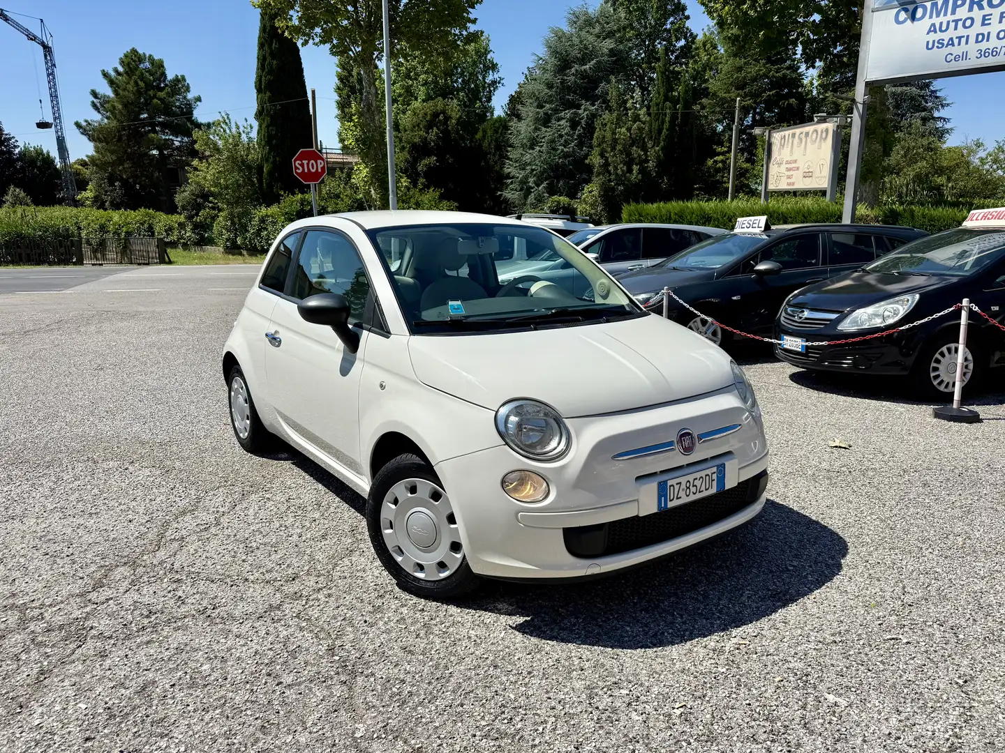 Fiat 500 1.2 115.000 km! Ok NEOPATENTATI Wit - 1
