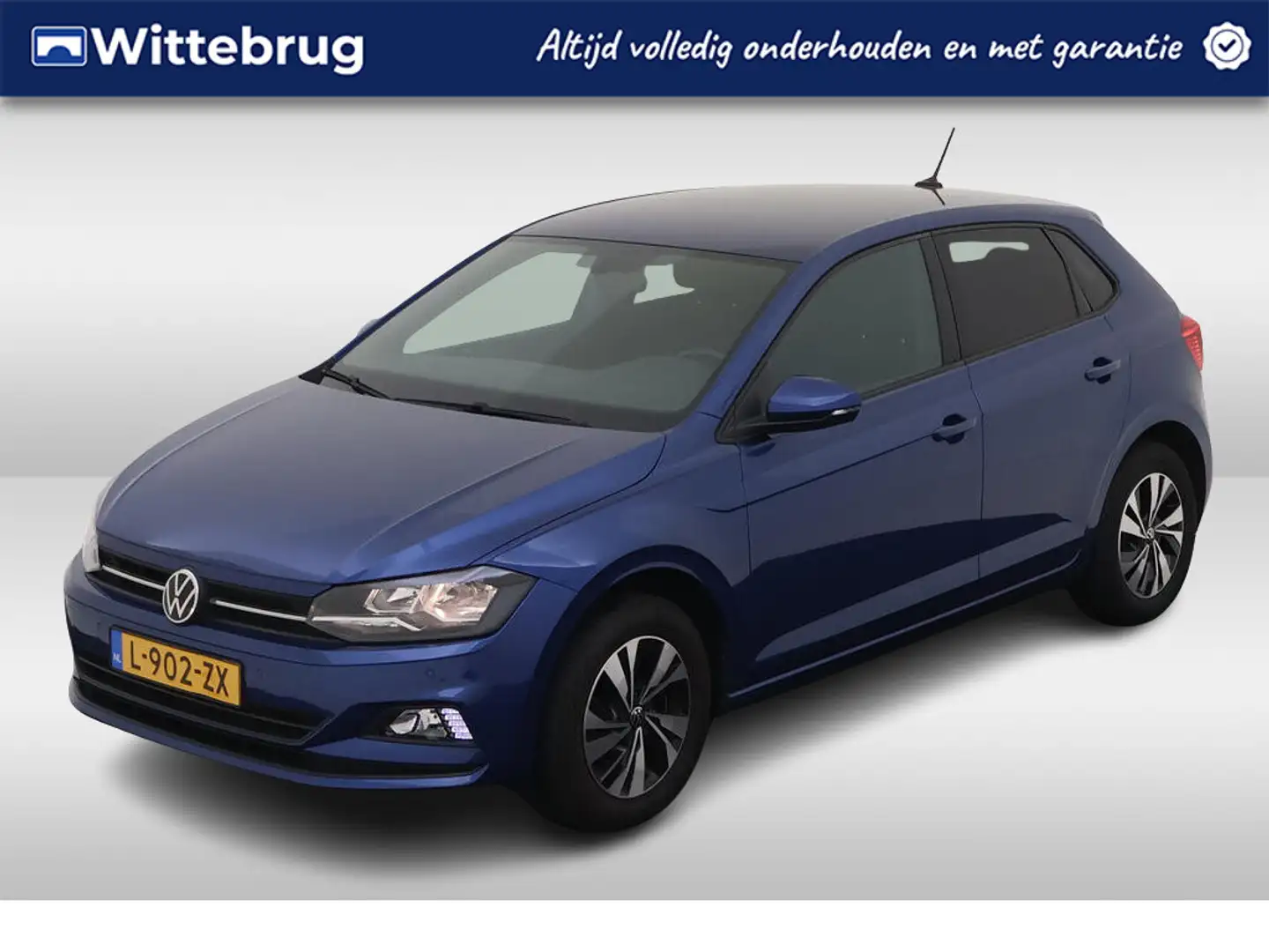 Volkswagen Polo 1.0 TSI 95pk Comfortline / Navigatie / LM 15 inch Blauw - 1