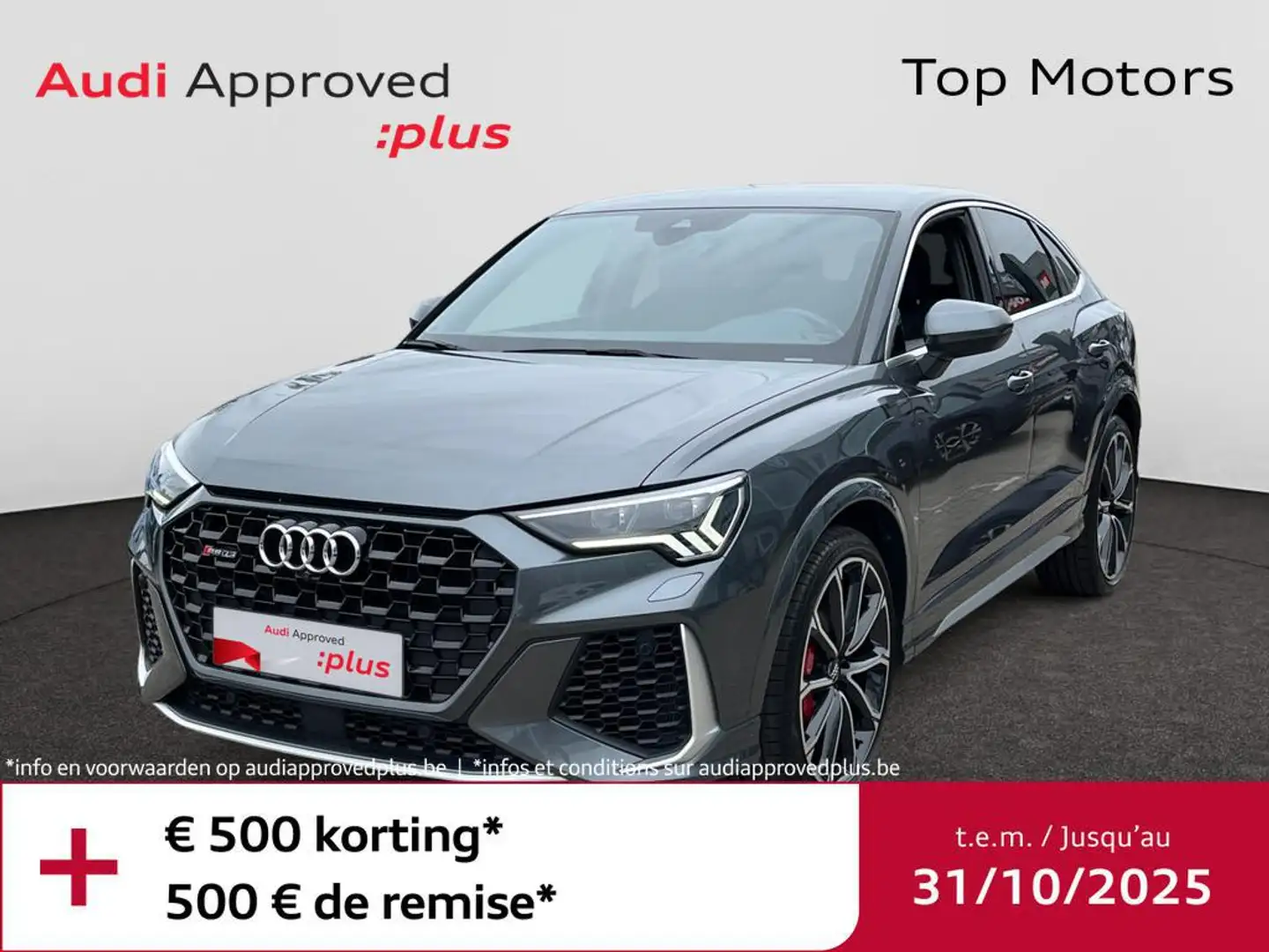 Audi RS Q3 Sportback 2J GARANTIE*RS*400PK*GPS*360°CAMERA*TOPWAY.BE Gris - 1