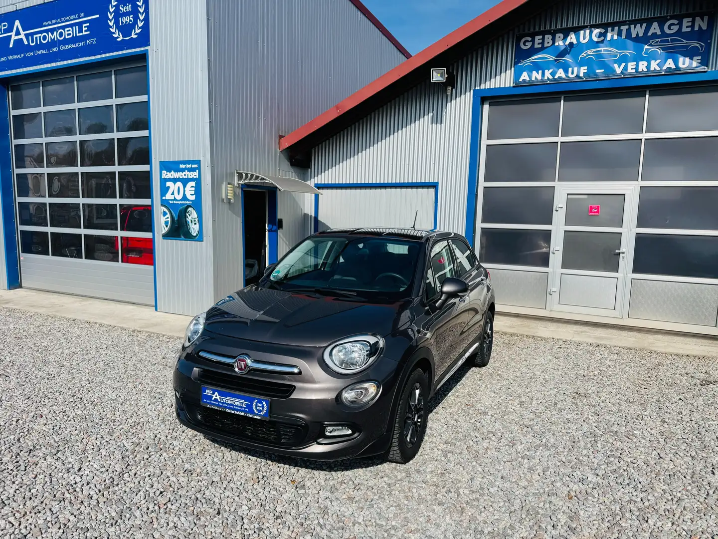 Fiat 500X Web Edition 1.6 PDC NAVI KLIMAAUT Silber - 1