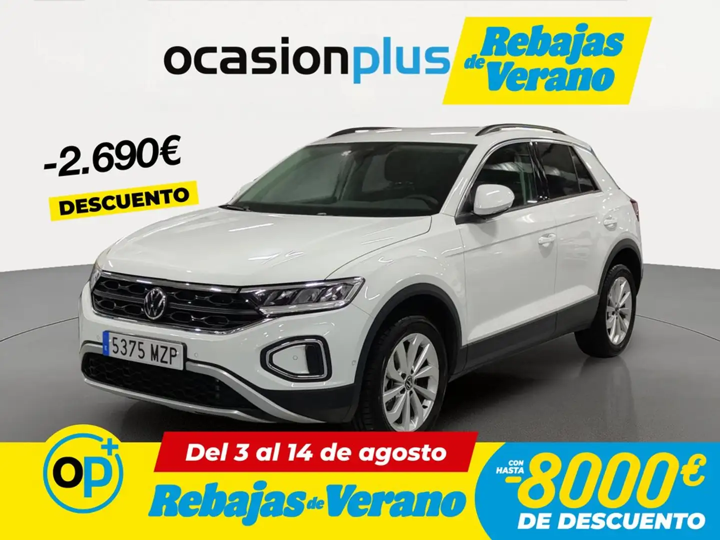 Volkswagen T-Roc 1.5 TSI Life DSG7 110KW Blanco - 1