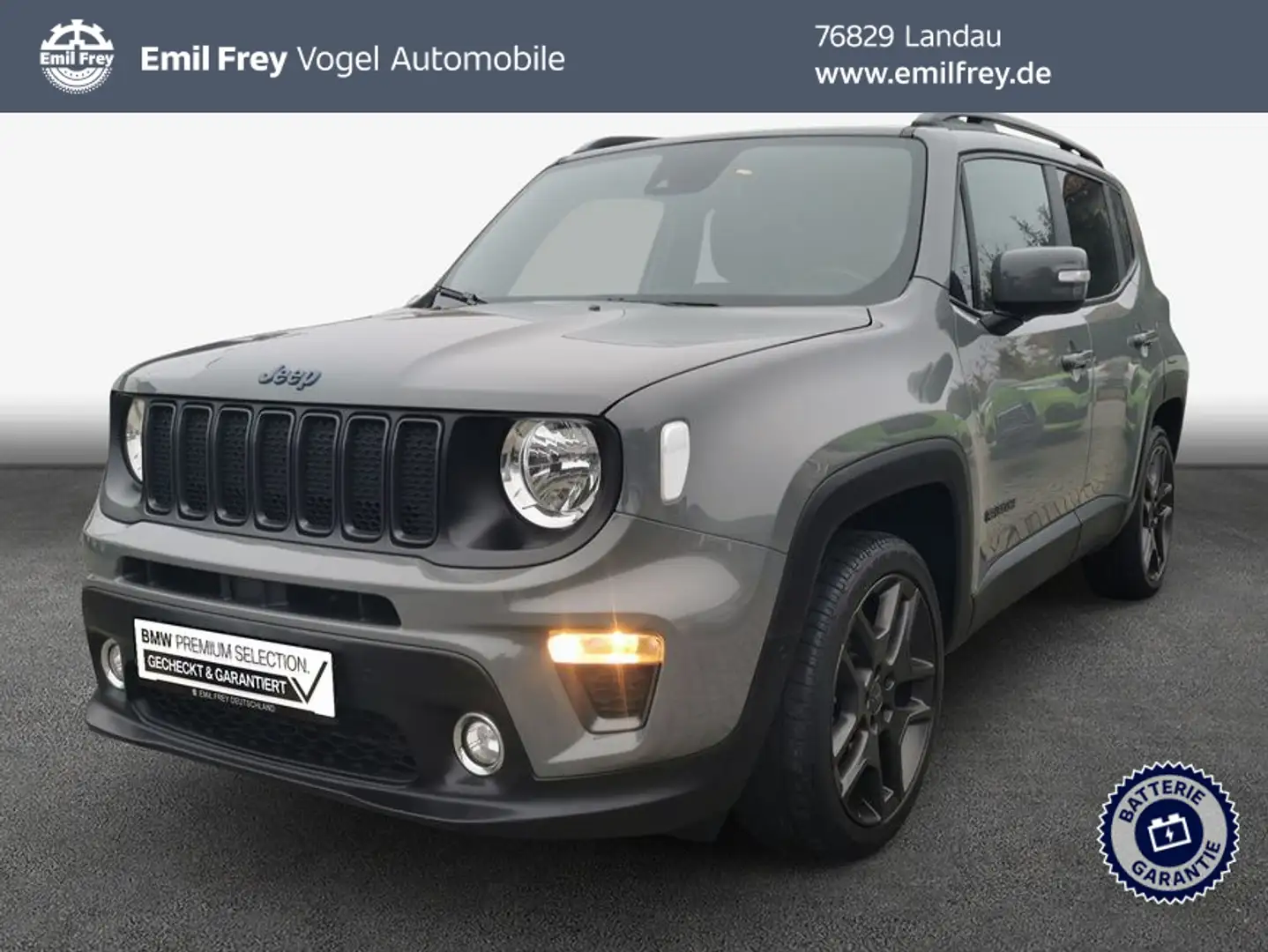 Jeep Renegade 1.3 T-GDI 4xe PLUG-IN Hybrid Automatik S Gris - 1