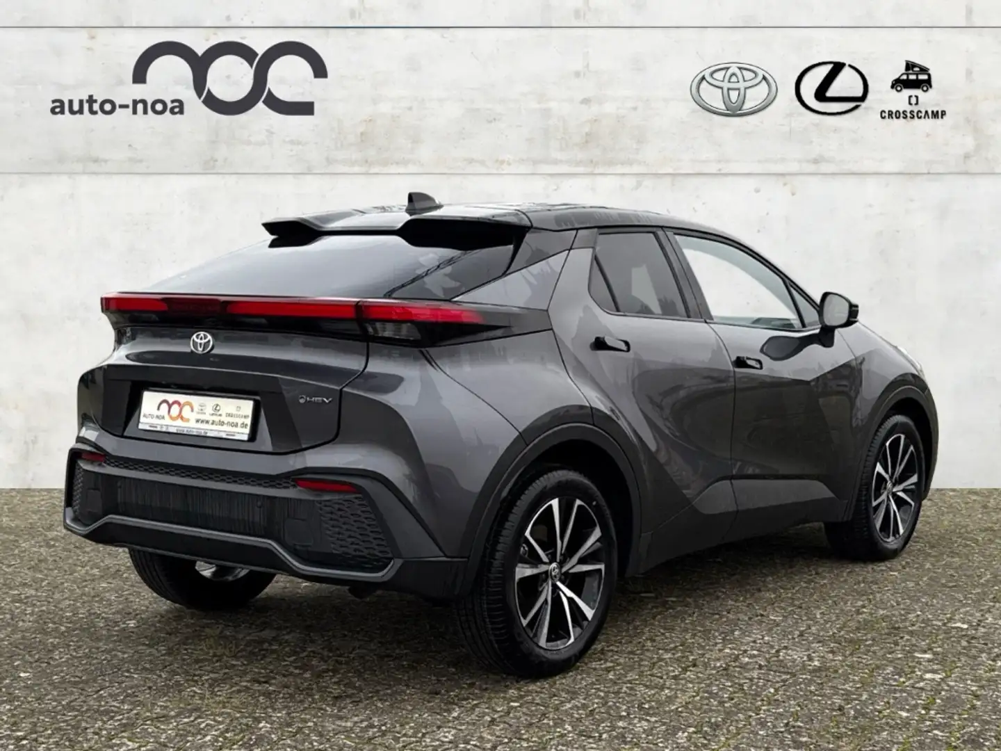 Toyota C-HR Hybrid FWD Team Deutschland Navi ACC Apple CarPlay Gris - 2