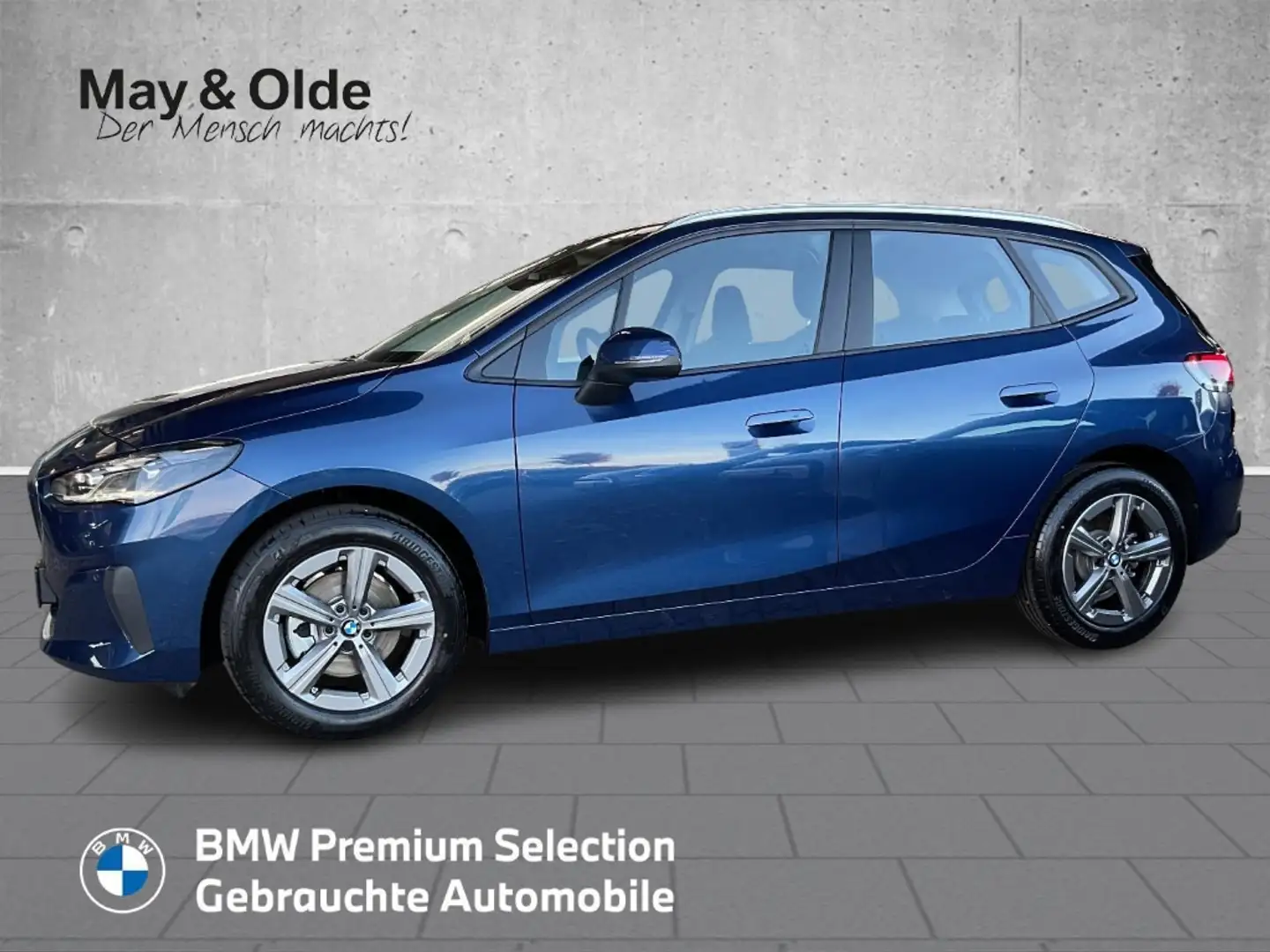 BMW 216 Active Tourer i AHK Navi Adaptiv-LED Klima DAB Sit Blau - 2