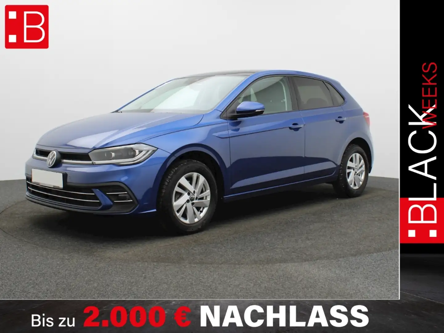 Volkswagen Polo 1.0 TSI DSG Style PANO IQ.DRIVE KAMERA NAVI Blau - 1