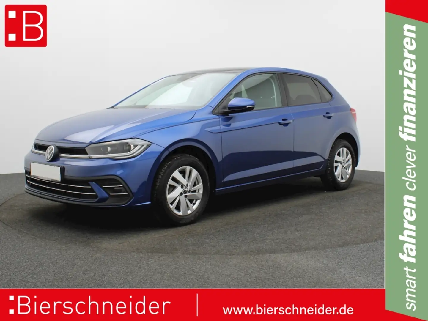 Volkswagen Polo 1.0 TSI DSG Style PANO IQ.DRIVE KAMERA NAVI Blau - 1