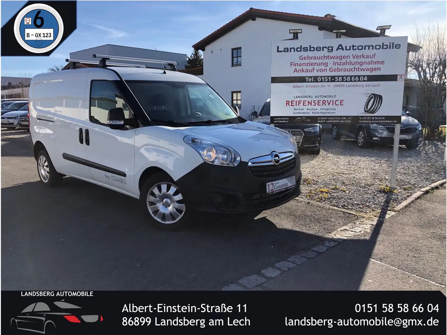 Opel Combo 1.4CNG*L2H1 2,4t*AHK*Sitzheizung*Klima Wit - 1