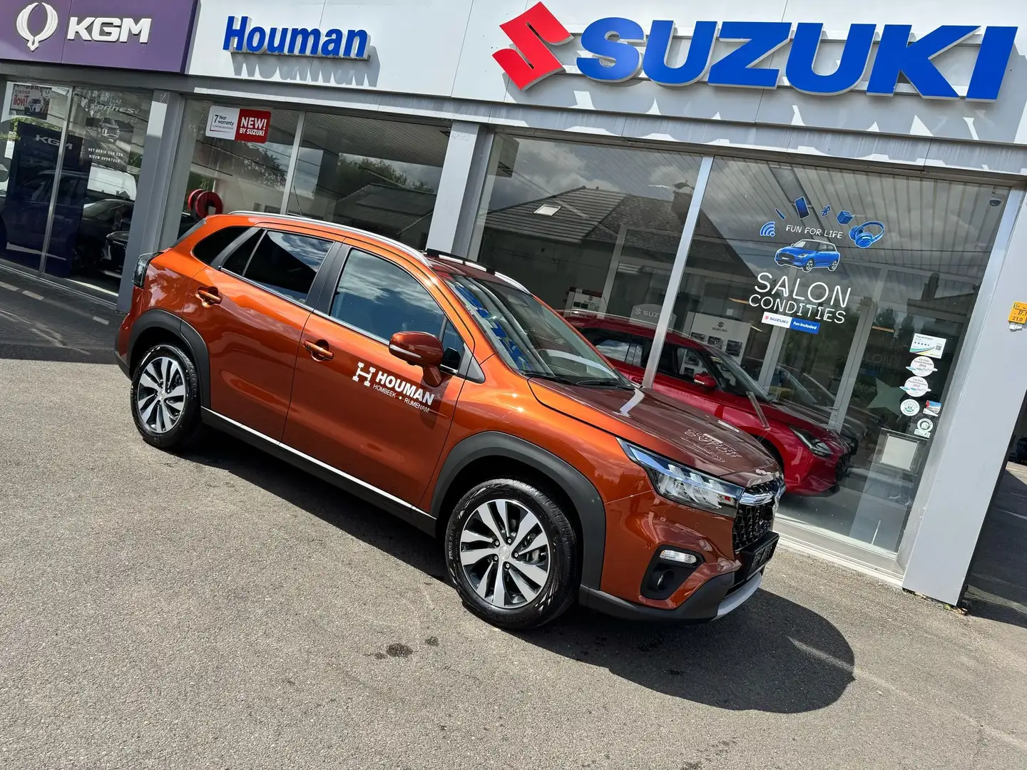 Suzuki S-Cross 1.4 Manueel GLX Sunroofpack + 360 View + Camera Коричневий - 2