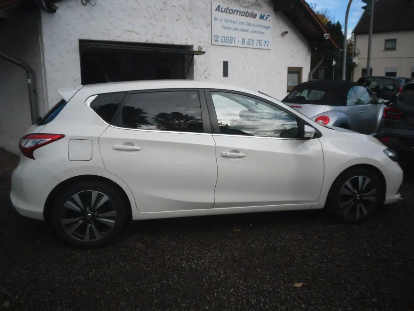 Nissan Pulsar N-Connecta 116PS Autom 84000KM Navi SHZ Blanc - 1