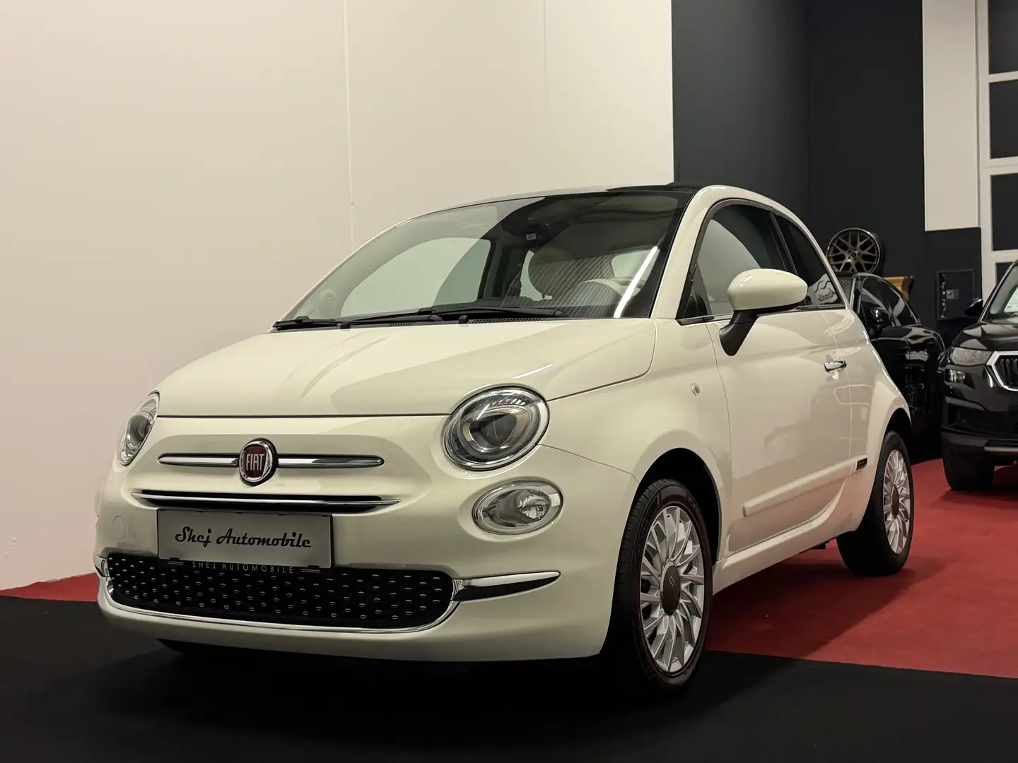 Fiat 500 Lounge*Panorama*PDC* Weiß - 1