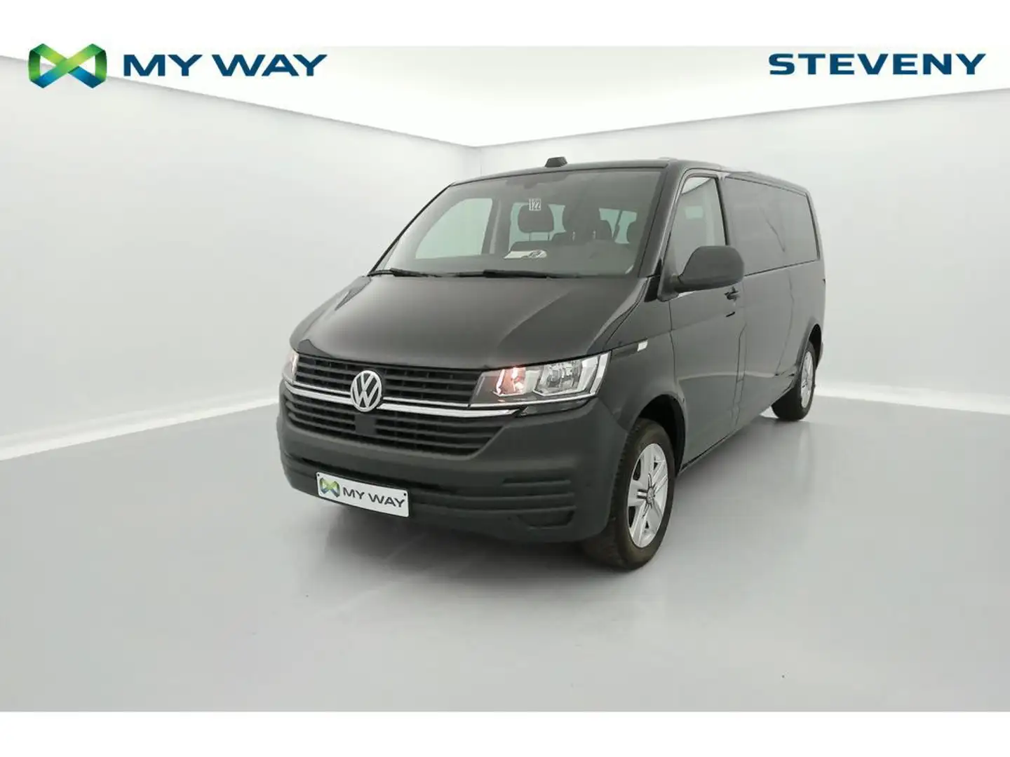 Volkswagen T6 Transporter Combi 9 places Long - 2.0 TDI 110 kW / 150 ch Boî siva - 1