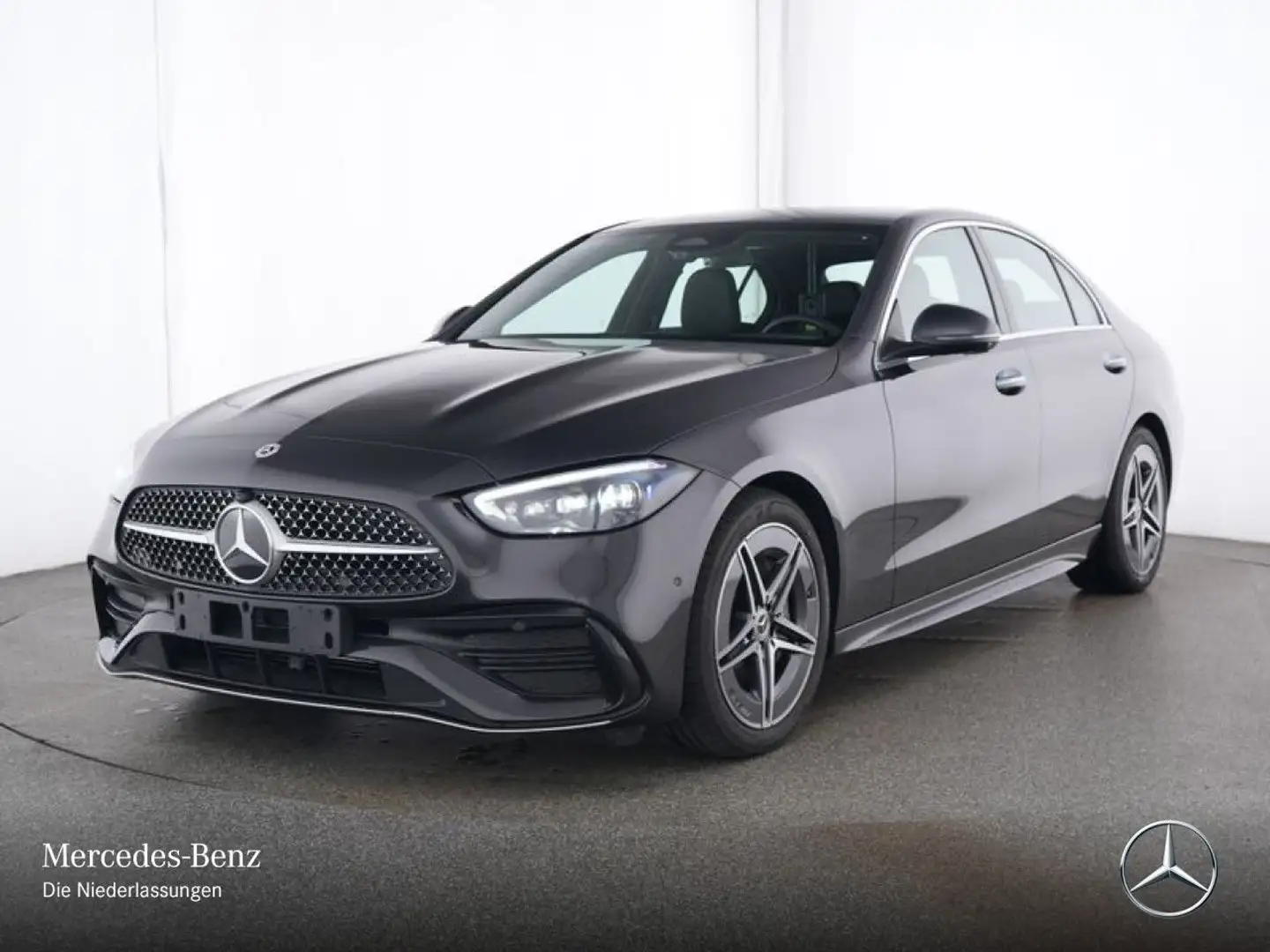 Mercedes-Benz C 300 AMG+360+AHK+TOTW+KEYLESS+9G Grau - 2