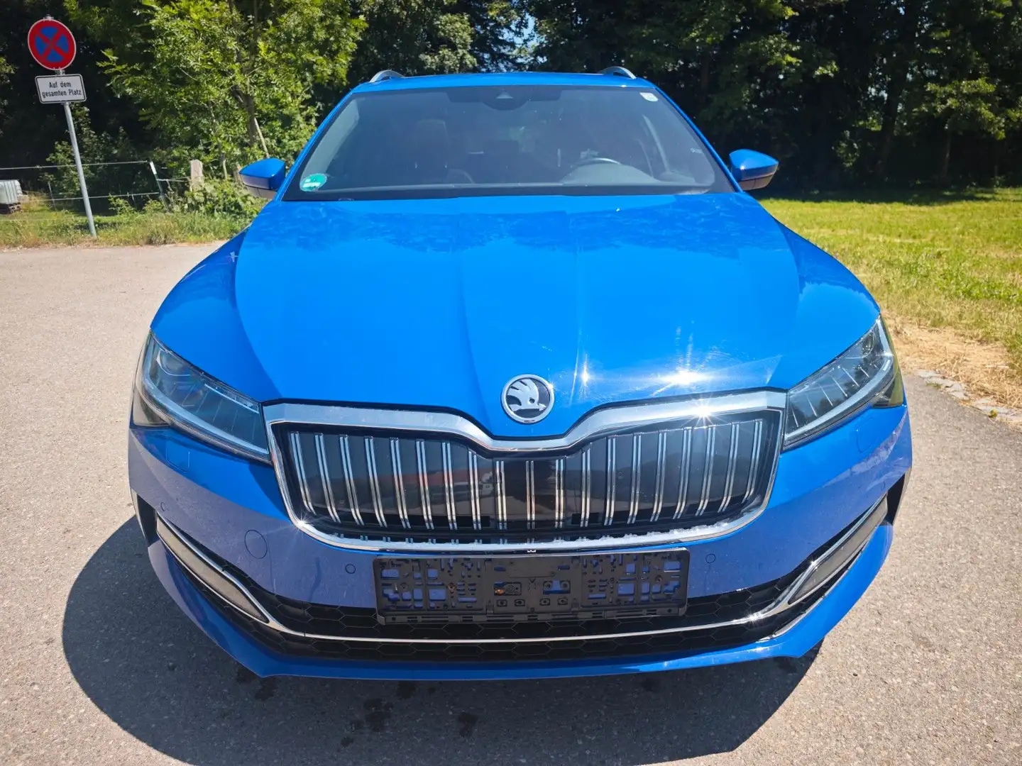 Skoda Superb Combi L&K iV*Pano*Standhzg.Virt* Bleu - 2