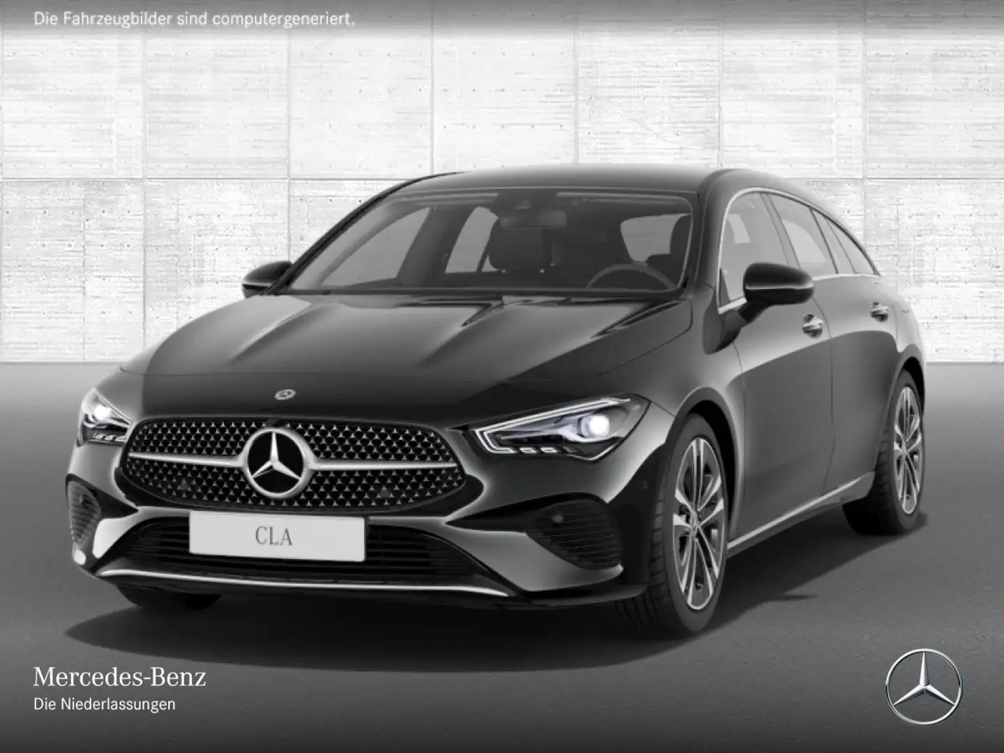 Mercedes-Benz CLA 200 PROGRESSIVE+360°+LED+TOTW+KEYLESS+7G Schwarz - 2