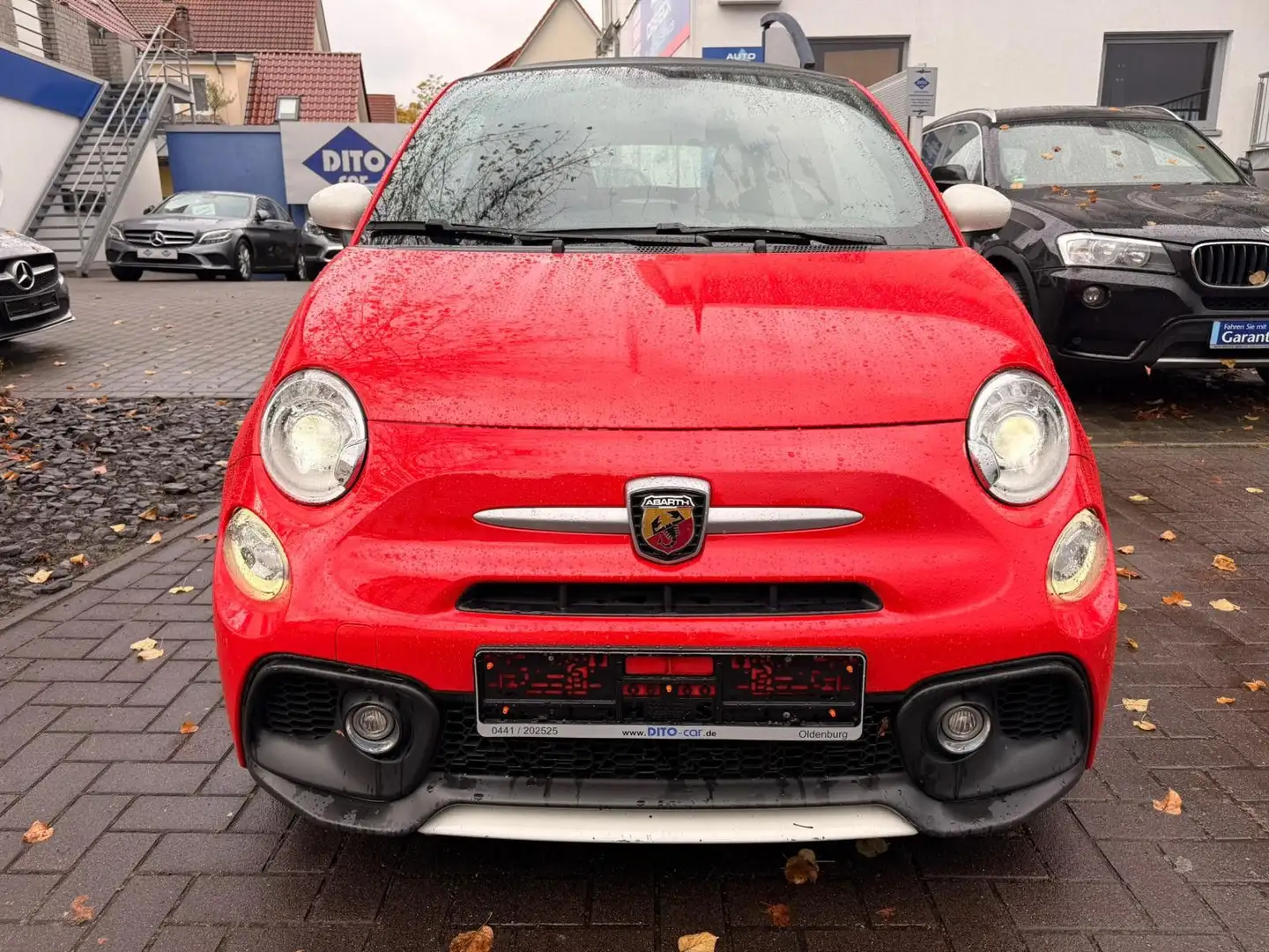 Abarth 500 Cabrio 595 C Turismo PDC/BI-Xenon/DAB/BT Rot - 2