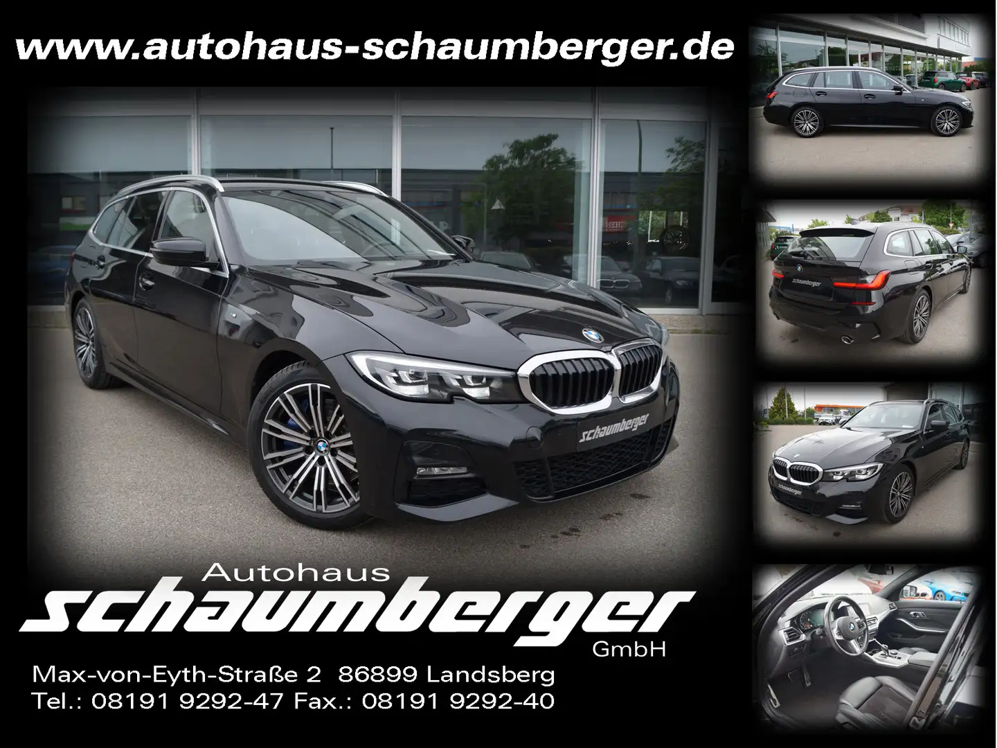 BMW 330 330i Aut. Touring M Sport * AHK * Navi * LED * Noir - 1