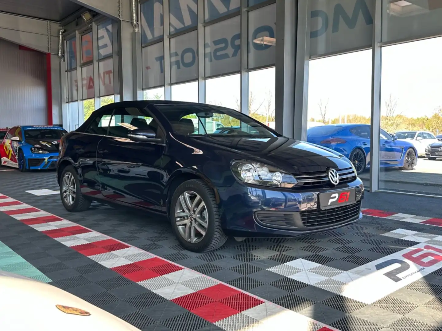 Volkswagen Golf VI Cabriolet / Automatik/ neue Steuerkette Blau - 2