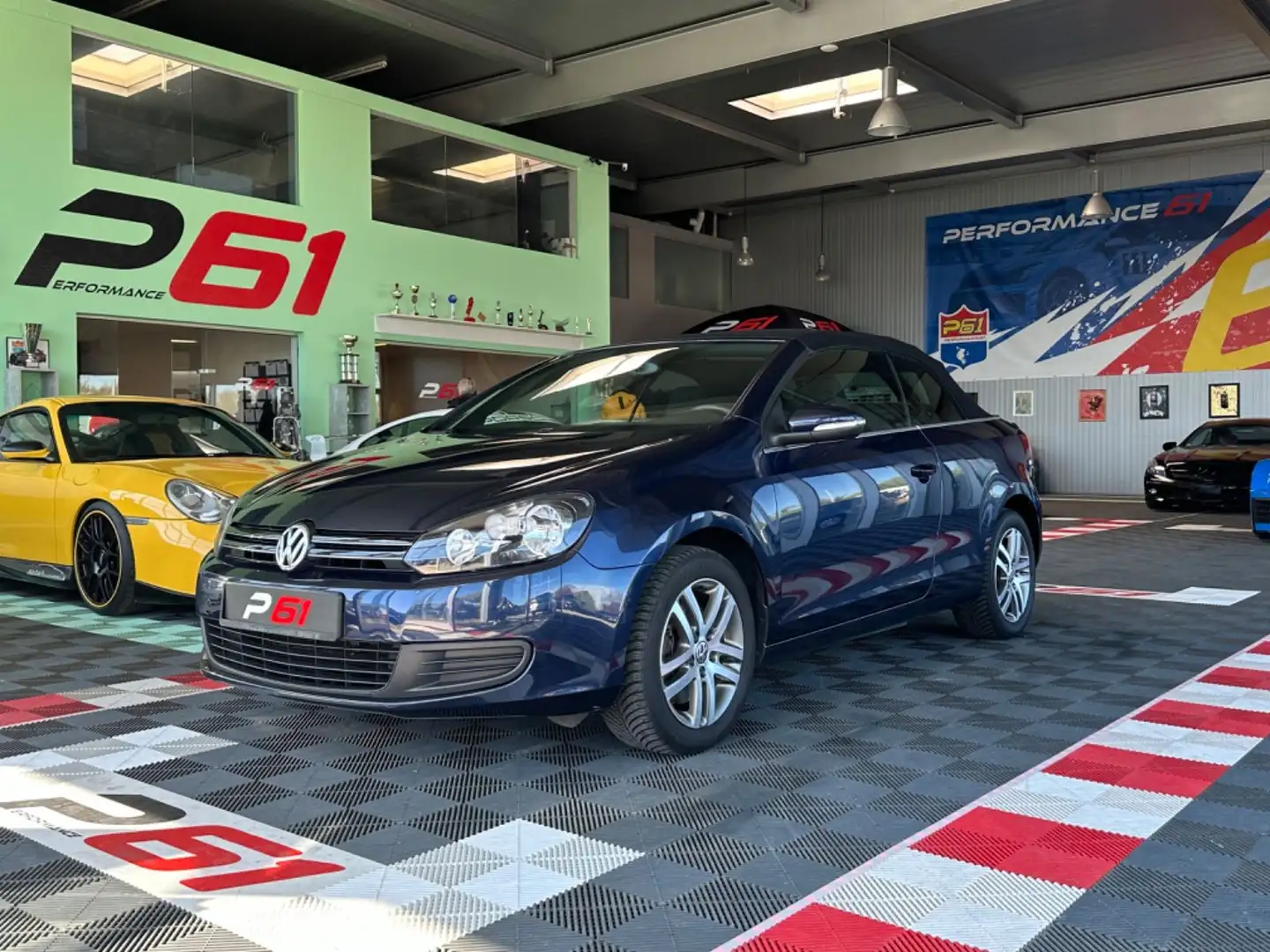 Volkswagen Golf VI Cabriolet / Automatik/ neue Steuerkette Blau - 1