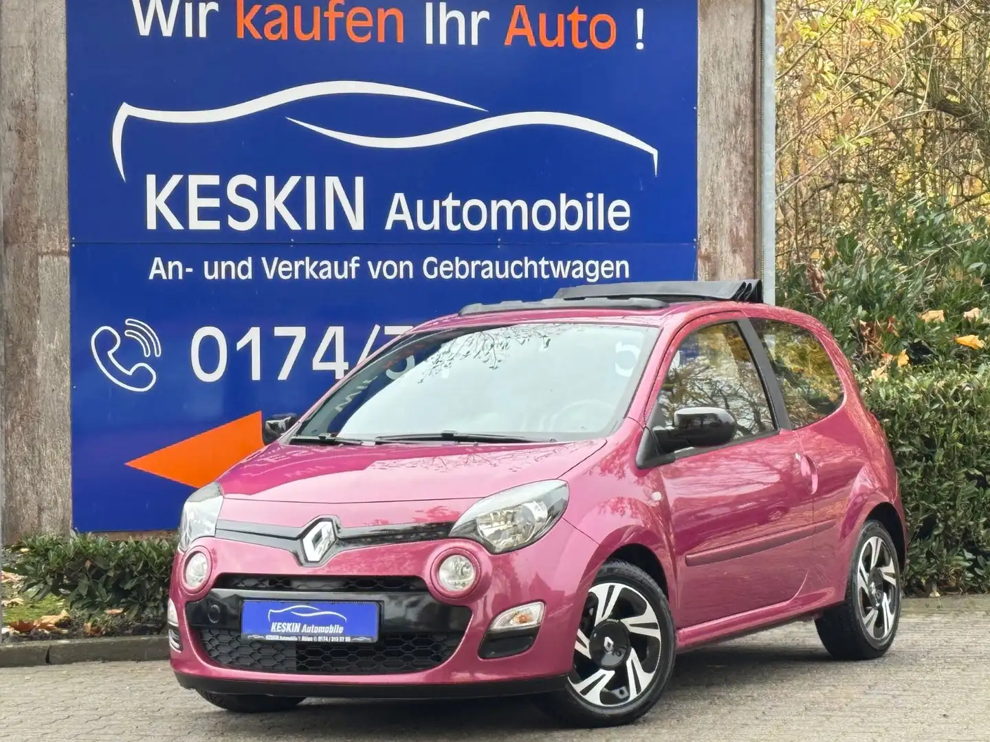 Renault Twingo Paris*FALTDACH*KLIMA*TEMPOMAT*ALU* Violett - 1