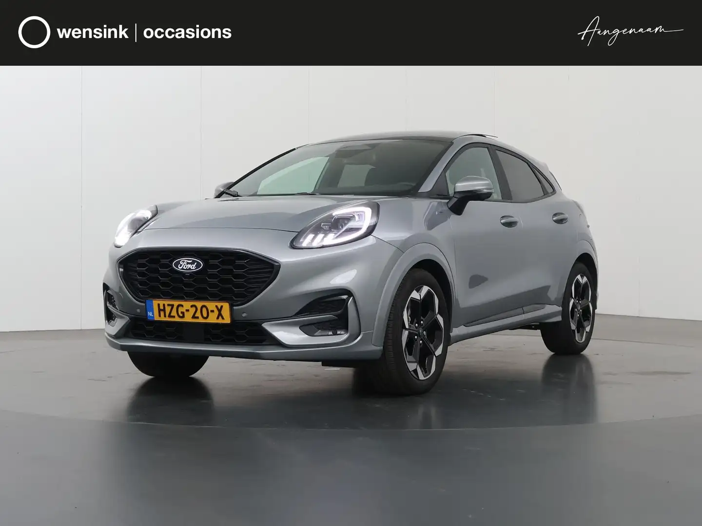 Ford Puma 1.0 EcoBoost Hybrid ST-Line X | Facelift | Trekhaa Grijs - 1