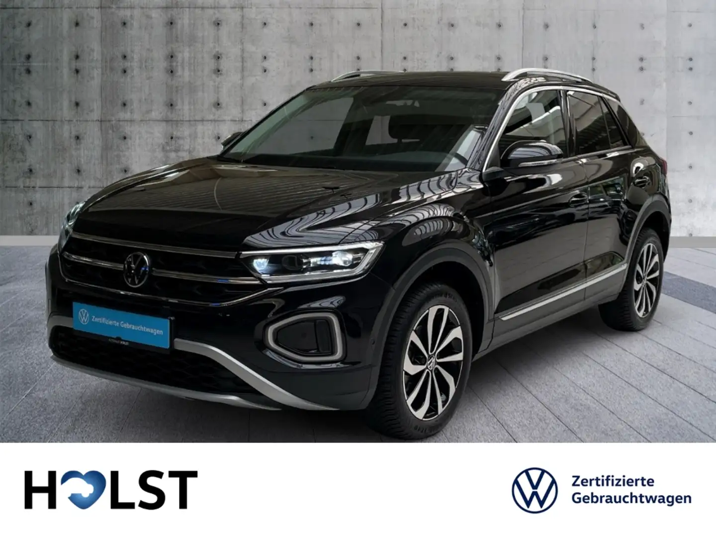 Volkswagen T-Roc 2.0TDI Style, RüFaKa, ACC, GJR, SHZ,App-Connect Schwarz - 2