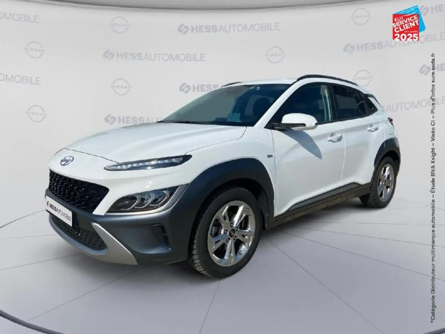Hyundai KONA 1.6 CRDi 136ch Hybrid 48V Creative GPS Camera Blanco - 1