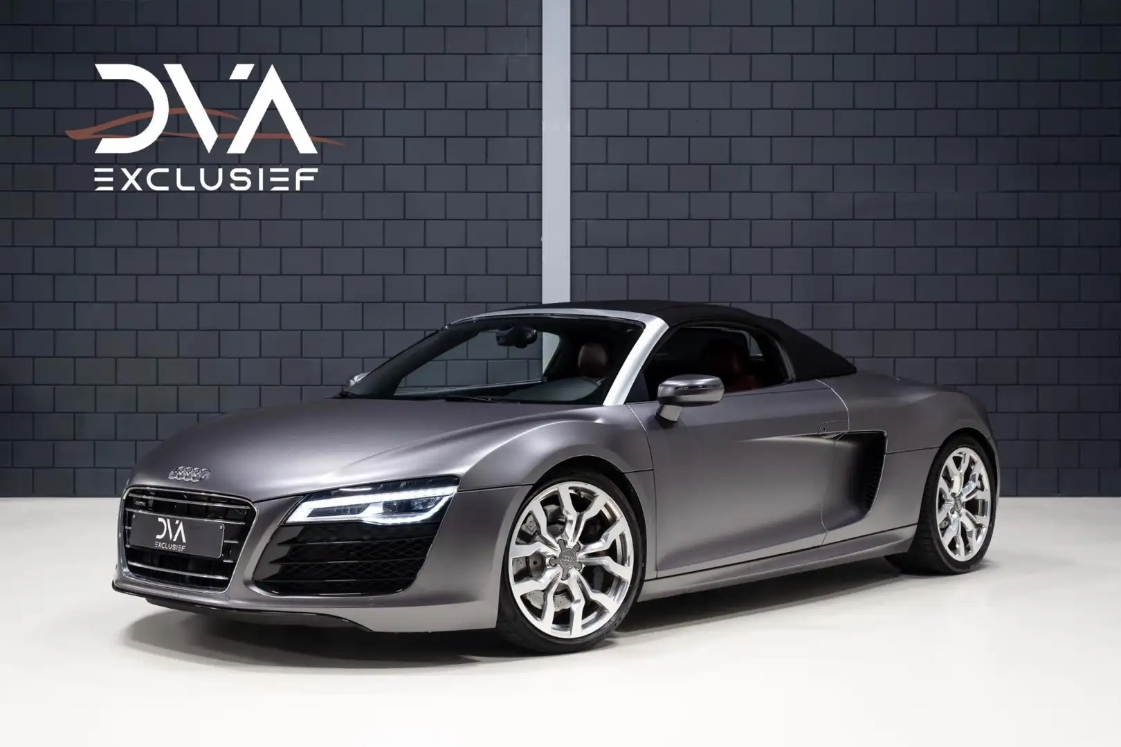 Audi R8 Spyder V10 / B&O / WrapSatin Grijs - 2
