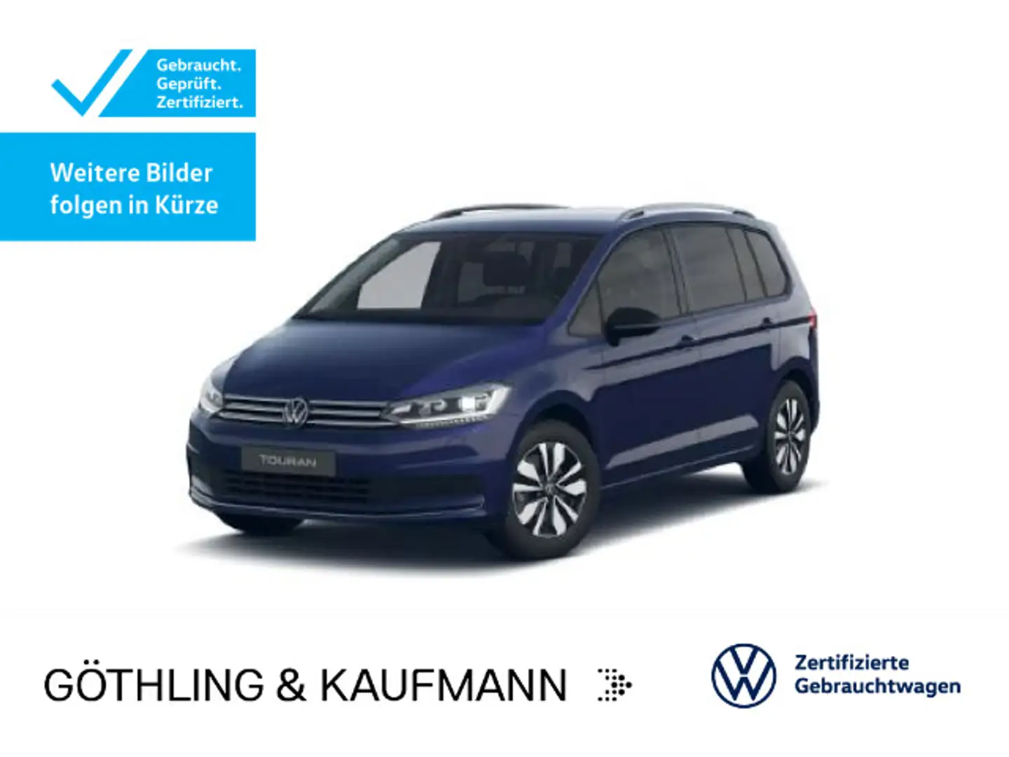 Volkswagen Touran 2.0 TDI DSG GOAL*NAVI*AHK*7Sitzer*IQ-Ligh Bleu - 1