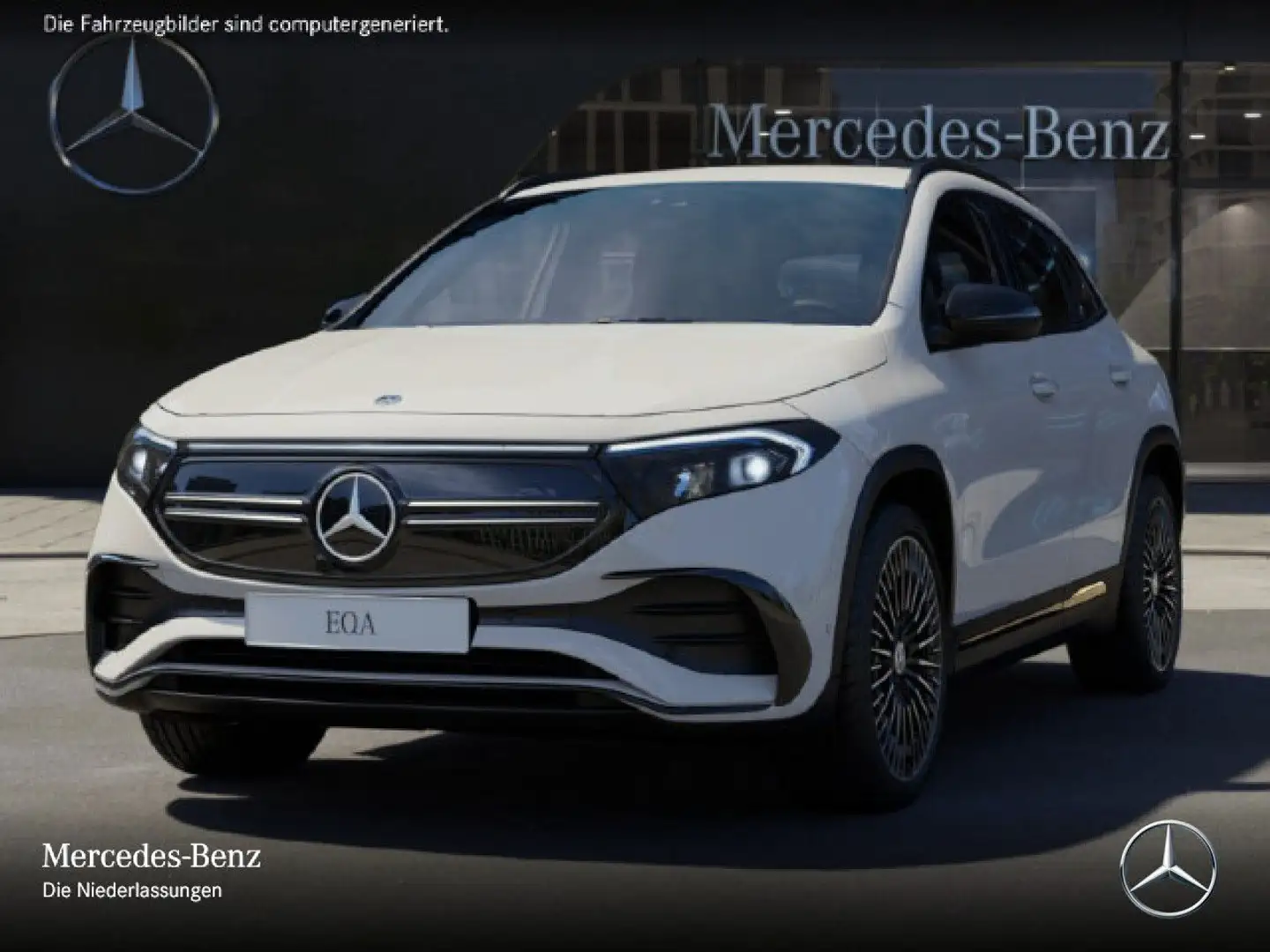 Mercedes-Benz EQA 250 AMG+NIGHT+20"+ADVANCED+KAMERA+SPUR Blanc - 2
