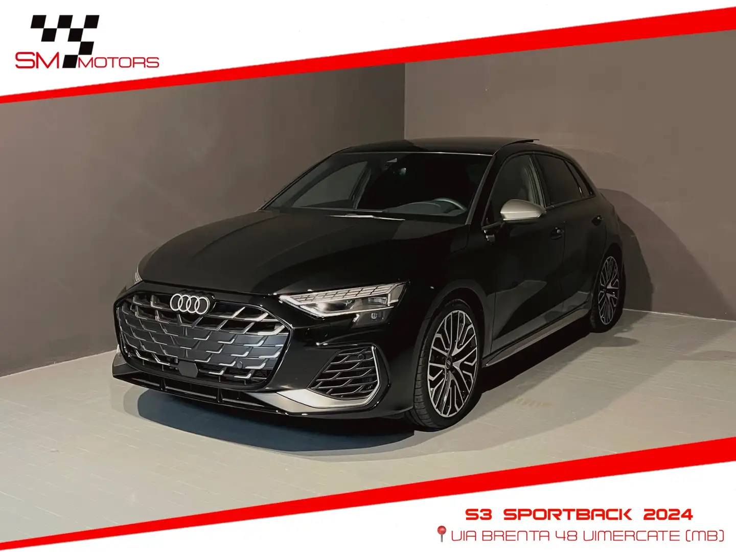 Audi S3 2.0 tfsi quattro 5 anni Garanzia PRONTA CONSEGNA Чорний - 1