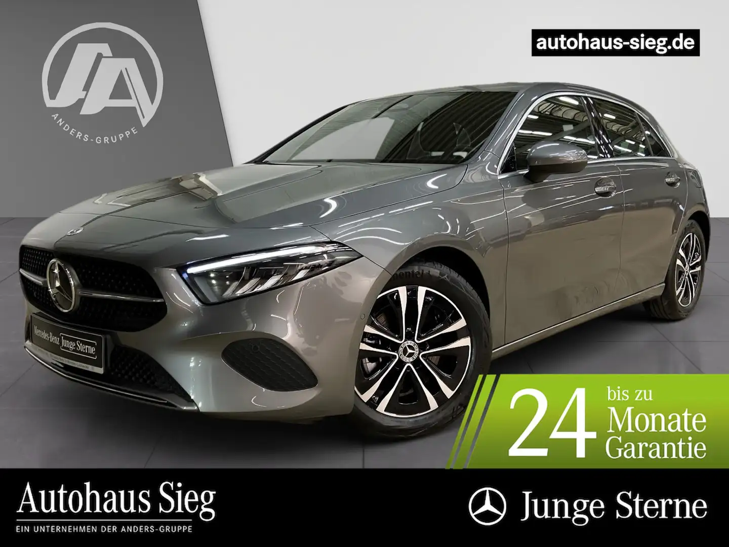 Mercedes-Benz A 180 Progressive Adv+MBUX+SHZ+LED+PDC+Kam+Apple Grau - 1