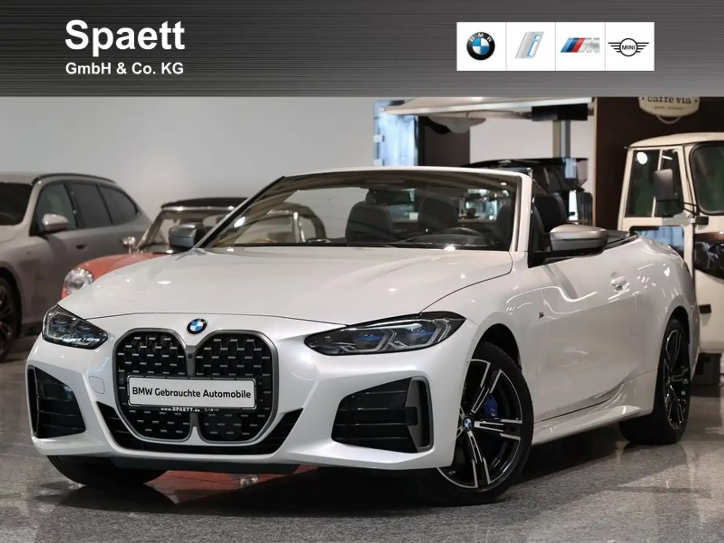 BMW 440 M440i xDrive Cabrio Laser 360° DrivAssProf AHK Weiß - 1