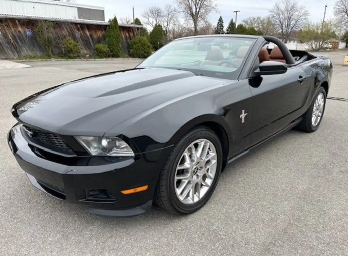 Ford Mustang Convertible V6 3,7L BVA 57375KM Schwarz - 1
