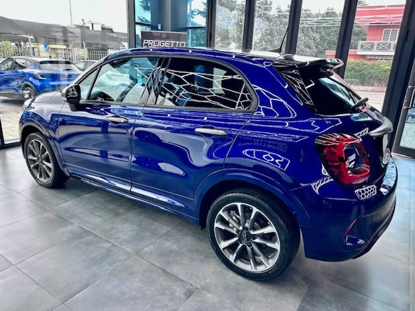 Fiat 500X 500X 2022 1.5 hybrid Sport 130cv dct Blau - 2