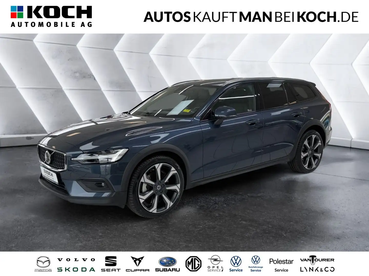 Volvo V60 Cross Country V60 CC B5 AWD Ultimate HIGH-END MASSAGE Bleu - 1
