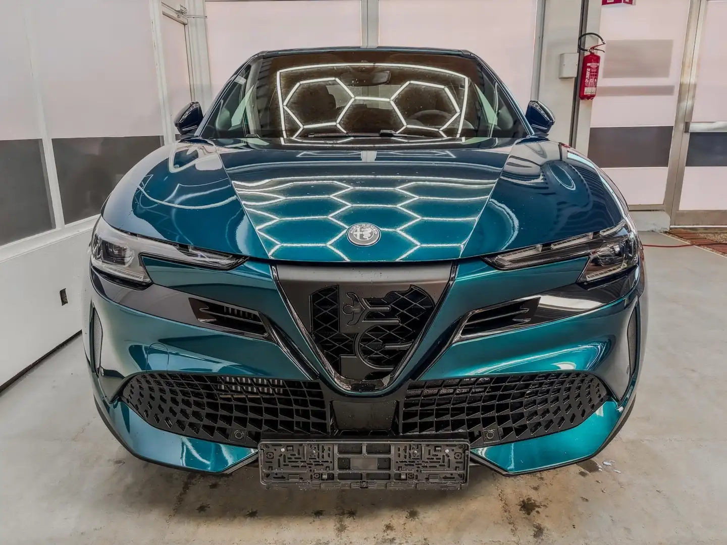 Alfa Romeo Junior Speciale IBRIDA MATRIX ACC KEYLESS NAVI 1.2 E-D... Blau - 2