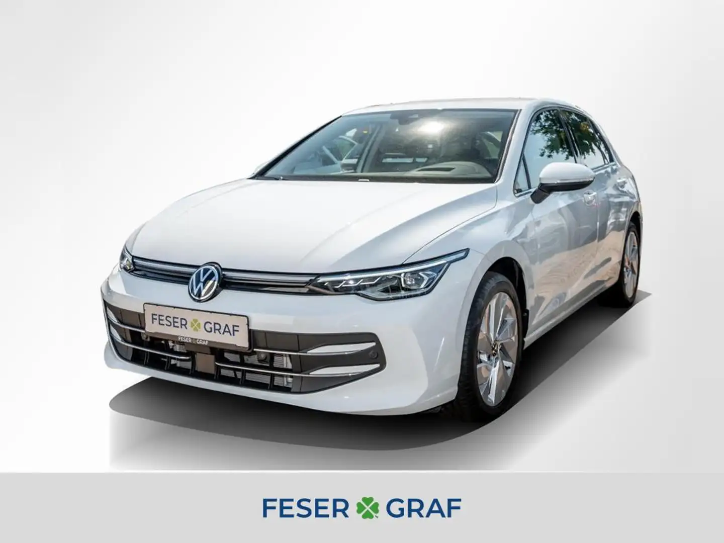 Volkswagen Golf VIII Style 1.5 eTSI DSG MATRIX/NAVI/HuD/SHZ/AHK Blanc - 1
