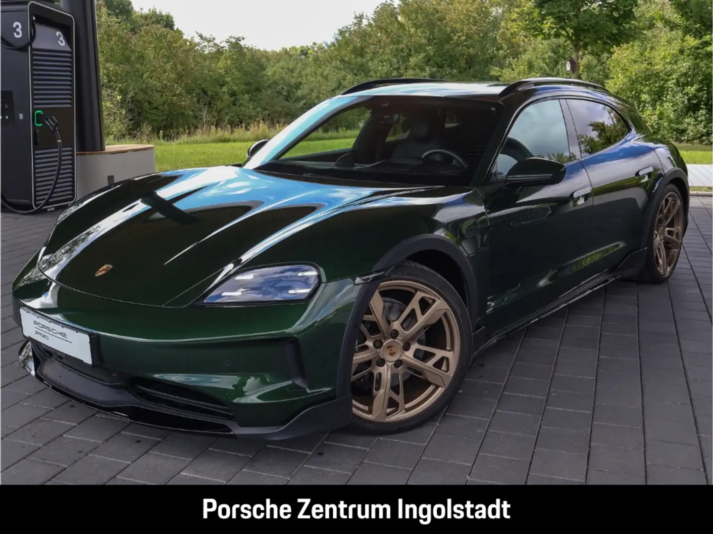 Porsche Taycan 4S Cross Turismo, Sport Chrono, Head Up, Sunshine Grün - 1